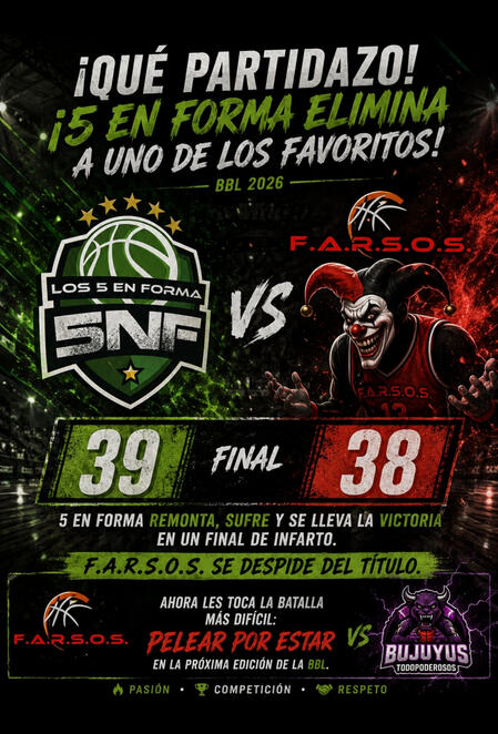 Valencina vs 5 en Forma